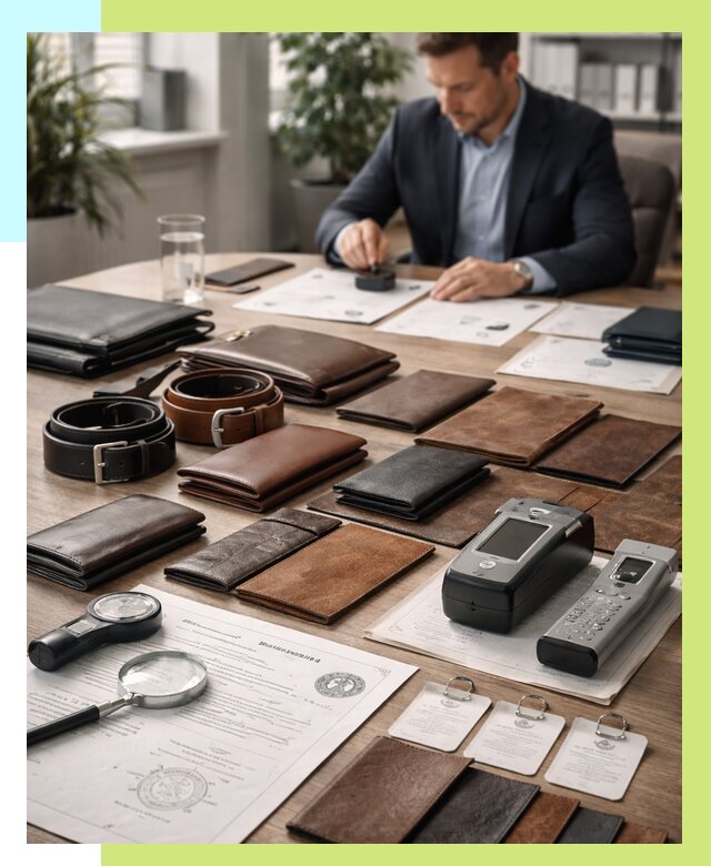 Сертификация кожаных изделий в Спасске-Дальнем от 12416 р. | Алешин-Спс