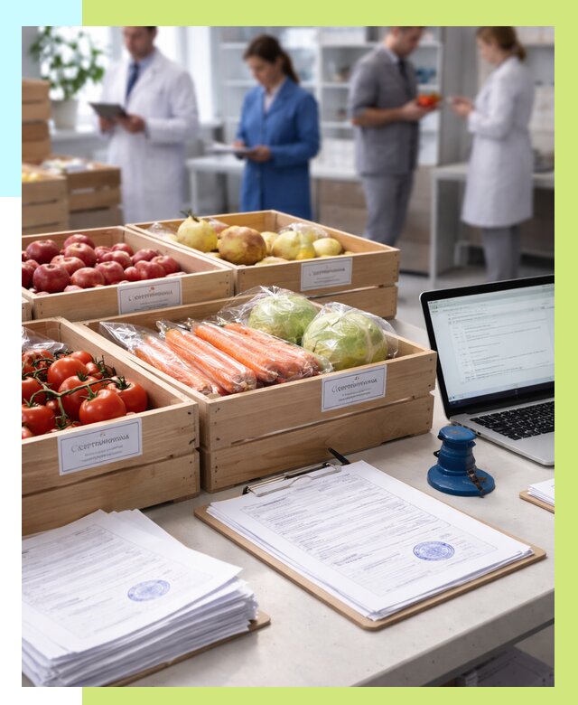 Сертификация овощей и фруктов в Спасске-Дальнем от 8795 р. | Алешин-Спс