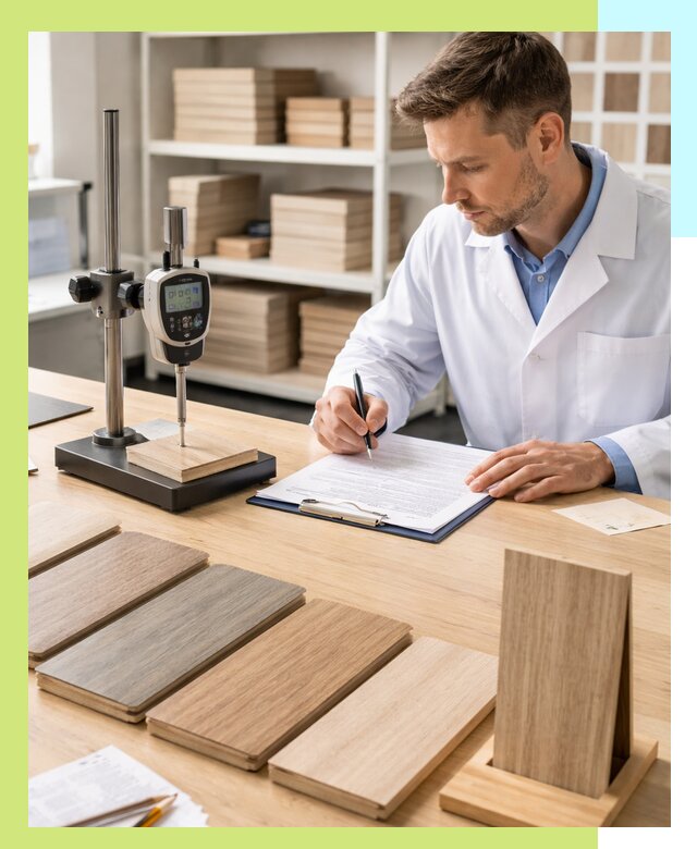 Сертификация ламината с испытаниями и оформлением документов в Спасске-Дальнем