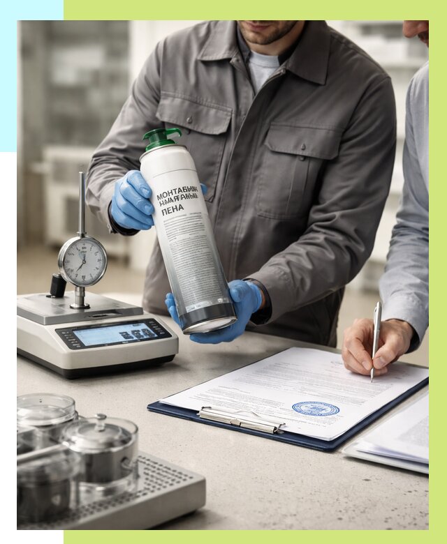 Сертификация монтажной пены в Спасске-Дальнем от 15521 р. | Алешин-Спс