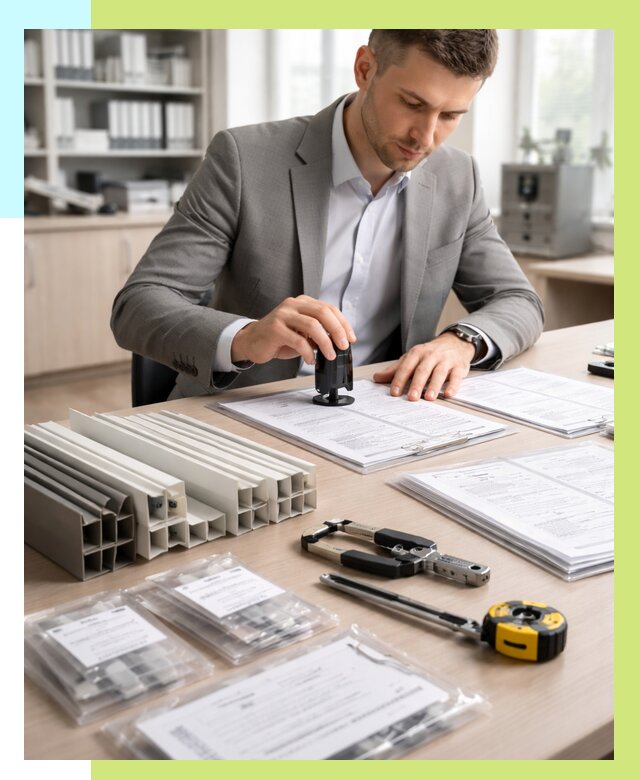 Сертификация ПВХ продукции в Спасске-Дальнем от 8795 р., Алешин-Спс