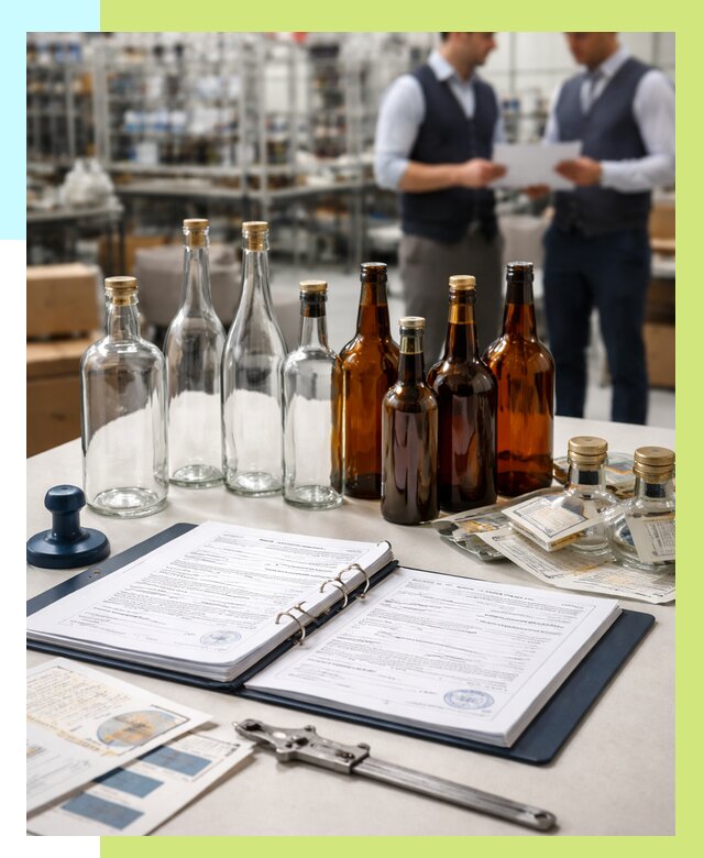 Сертификация стеклянных бутылок в Спасске-Дальнем от 25868 р. | Алешин-Спс