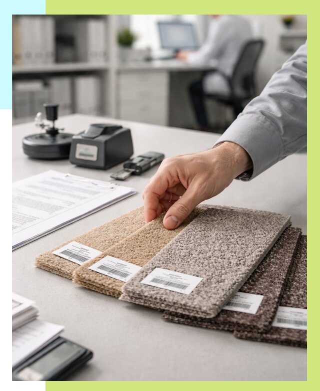 Сертификация ковролина в Спасске-Дальнем от 15521 р., Алешин-Спс