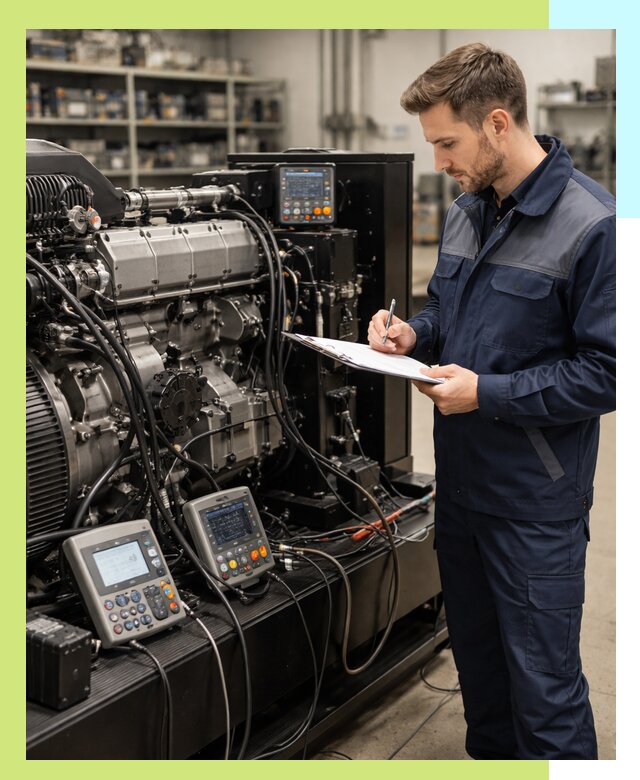 Сертификация дизельных генераторов и их оборудования в Спасске-Дальнем