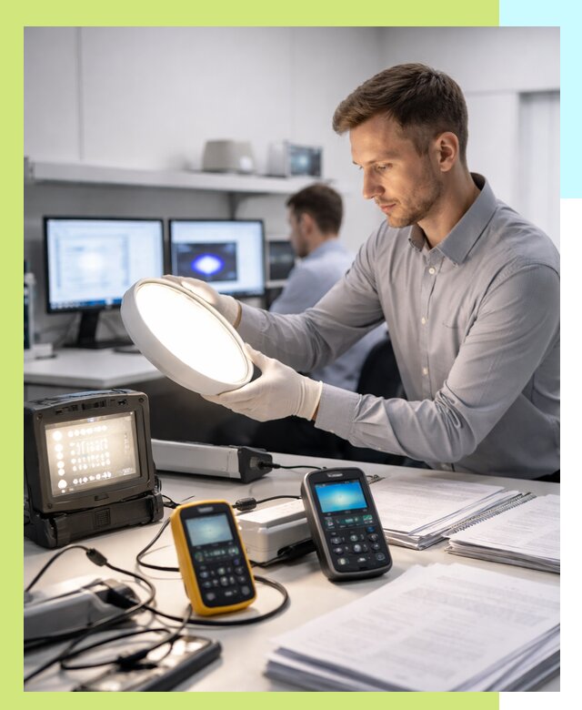 Сертификация светильников в Спасске-Дальнем: испытания и оформление