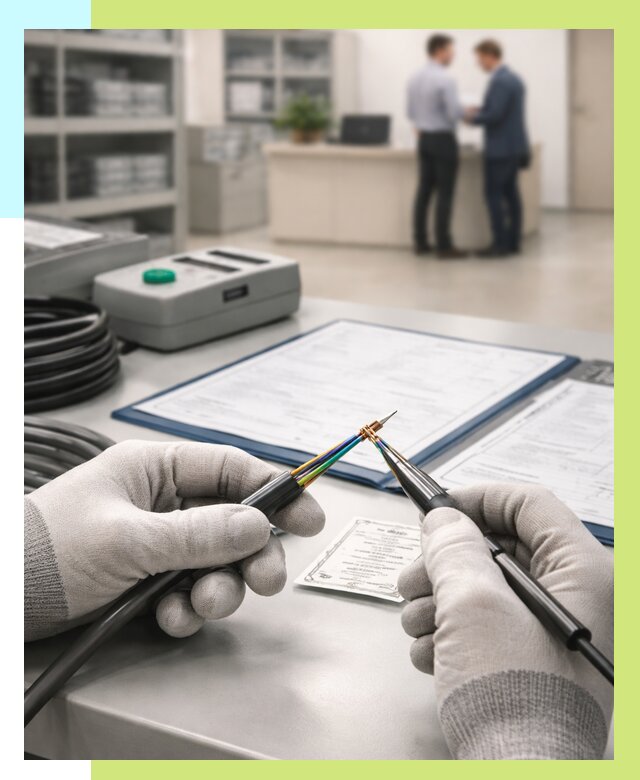 Сертификация провода в Спасске-Дальнем от 18625 р. в Алешин-Спс