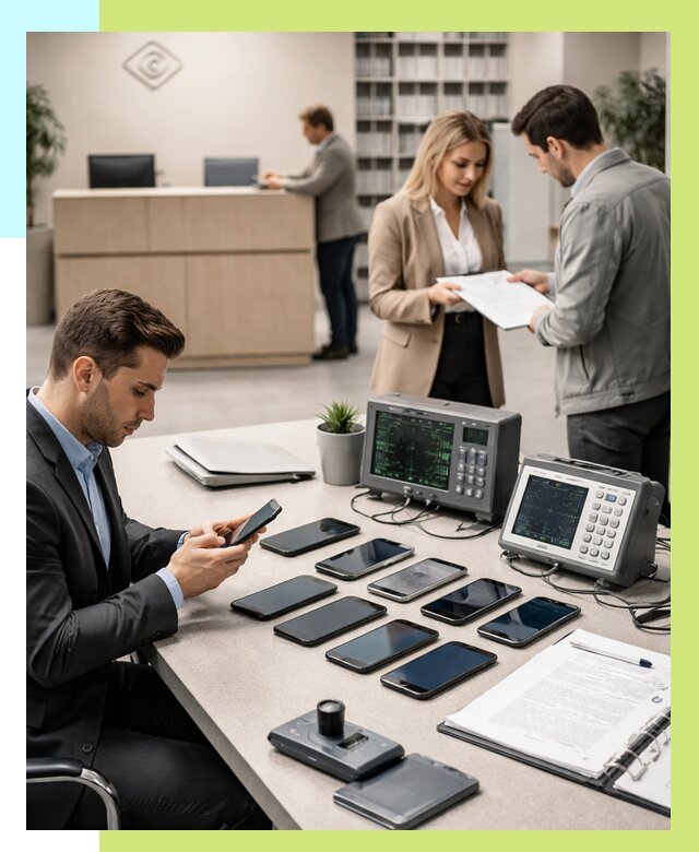 Сертификация телефонов в Спасске-Дальнем от 25868 р. под ключ | Алешин-Спс