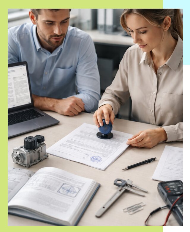 Выдача паспорта изделия и техническая экспертиза продукции в Спасске-Дальнем