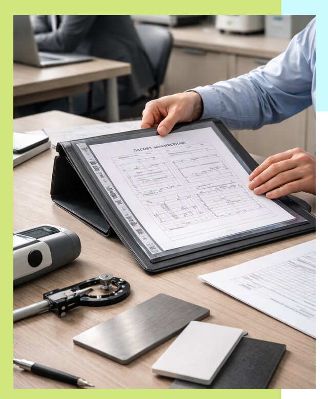 Оформление паспорта материала для продукции в Спасске-Дальнем