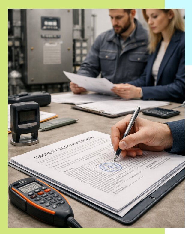 Оформление паспорта эксплуатации оборудования в Спасске-Дальнем