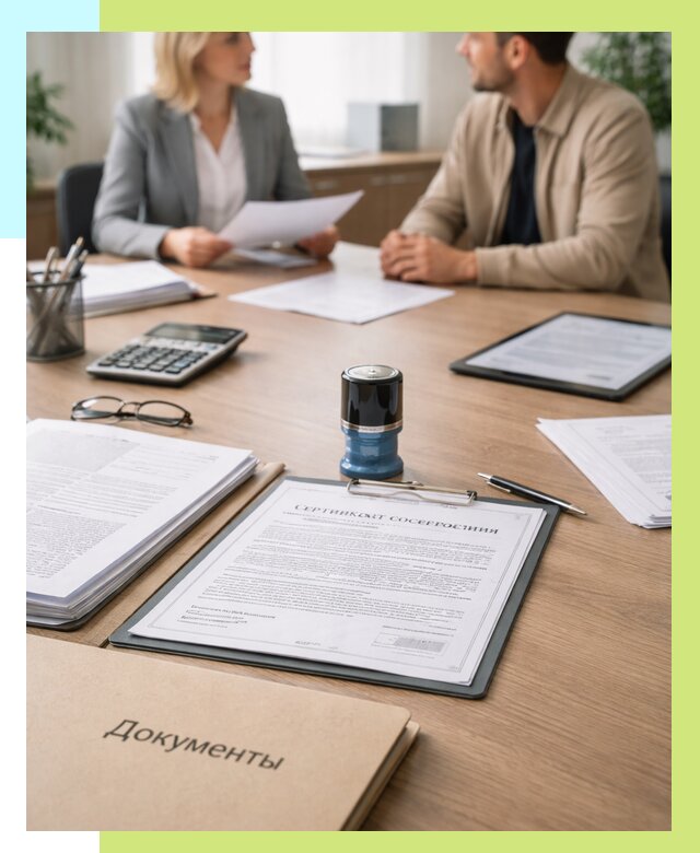 Сертификат соответствия на продукцию в Спасске-Дальнем от 15521 р.|Алешин-Спс