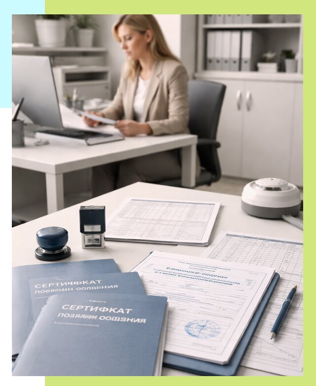 Сертификаты пожарной безопасности в Спасске-Дальнем от 15521 р. | Алешин-Спс