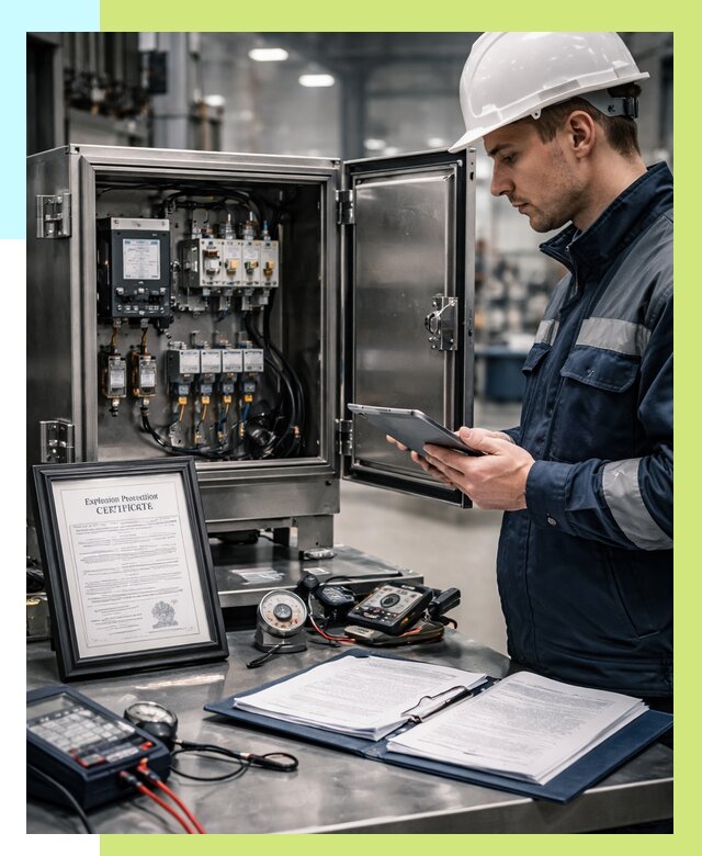 Сертификат взрывозащиты в Спасске-Дальнем от 46562 р. | Алешин-Спс