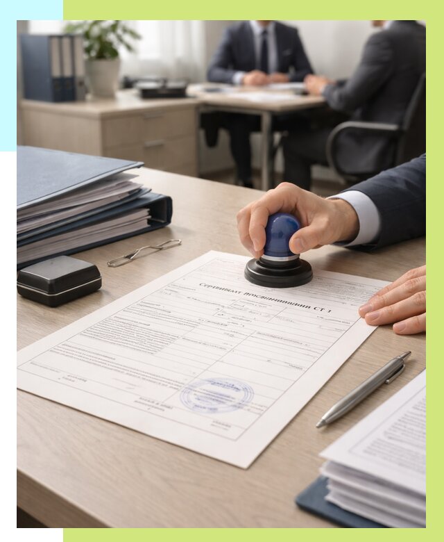 Сертификат происхождения СТ 1 в Спасске-Дальнем от 4656 р. | Алешин-Спс