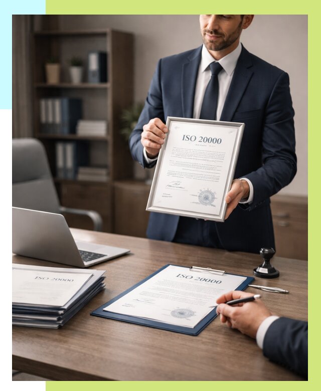 Сертификат ISO 20000 в Спасске-Дальнем под ключ от 124164 р., Алешин-Спс