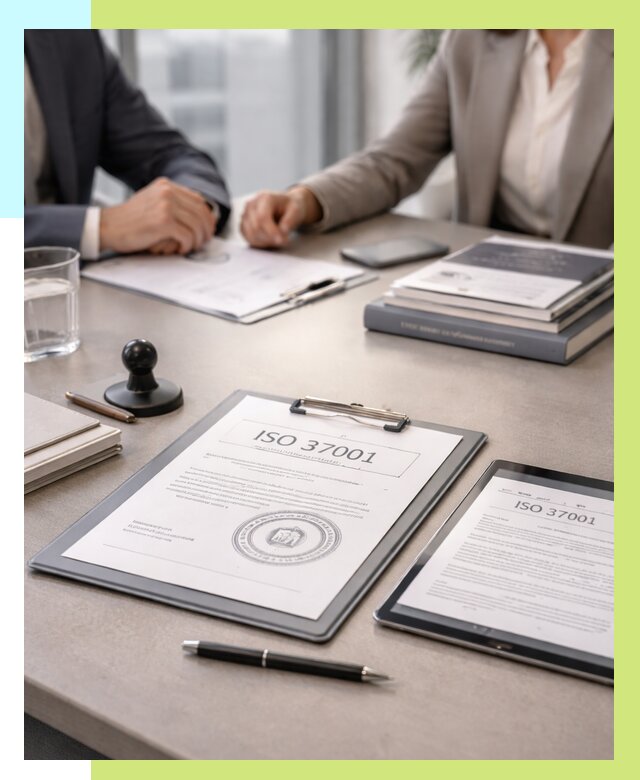 Сертификат ISO 37001 в Спасске-Дальнем оформить от 124164 р. Алешин-Спс